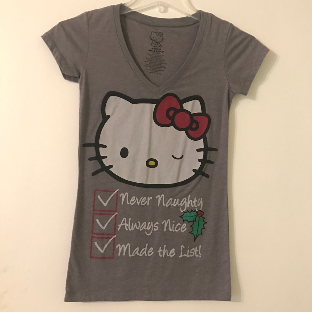 Hello Kitty Top in Gray